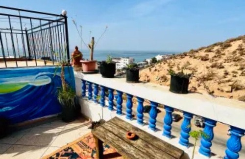 Taghazout Casa | 4- Twin/ Double room with with shared bathroom(Twin room with private bathroom)