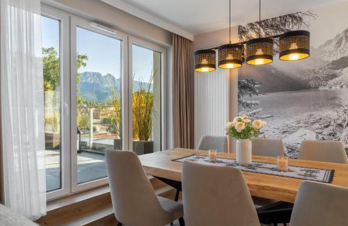 Zakopane Apartamento | 405 Apartament Zakopiański z tarasem Sauna & Jacuzzi & Siłownia & Plac Zabaw
