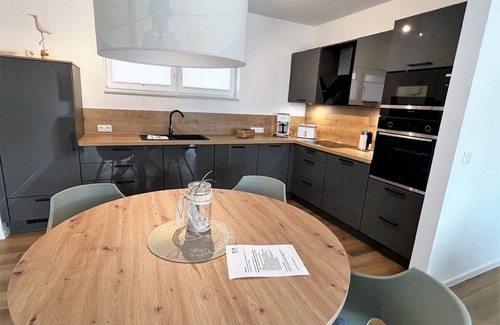 Schillig Apartamento | 49.0.M Ankerplatz - Modern, high-quality vacation apartment, first floor, sauna,