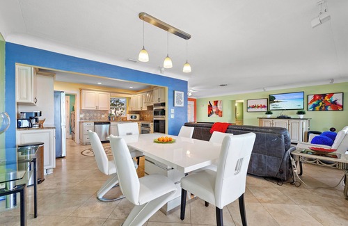 North Redington Beach Casa | 4bd 2ba Waterfront House with Pool, Hot Tub & Boat!