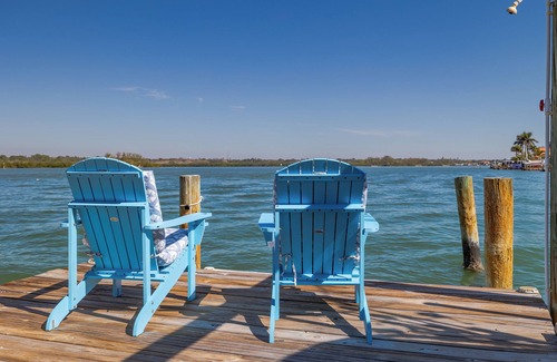 North Redington Beach Casa | 4bd 2ba Waterfront House with Pool, Hot Tub & Boat!