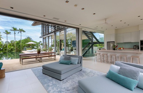 Khok Kloi Villa | 4BR Beachfront Villa w/ Man Cave& Spa | Natai Beach