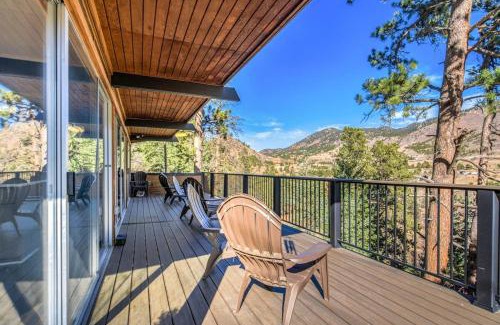 Cascade-Chipita Park Casa | 4BR Cabin Mountain Views with Fireplace