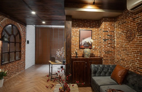 Downtown Ho Chi Minh City Casa | 4BR Industrial Gem with Rooftop Garden by Bến Thành