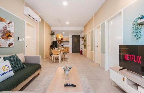 Seri Kembangan Apartamento | 4BR Matcha-Inspired Home at Meta Residence by RumaBnB