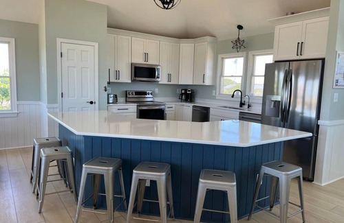 Carova Beach Casa | 4x4 OBX Beach House with pool & hot tub, horses, steps to the beach!