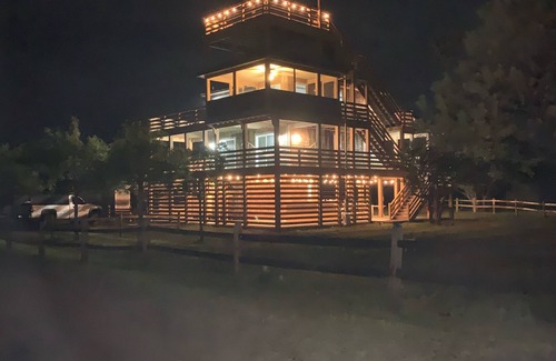Carova Beach Casa | 4X4 only! Canal front. Ocean AND sound views! Decks and porches on all levels.