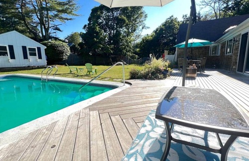 South Orleans Casa | 5-bedroom Cape with a pool and yard games.