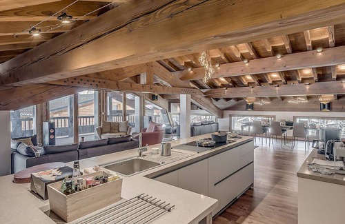 Les Brevieres Chalet De Esquí | Dúplex 5* 250m², jacuzzi, sauna, aparcamiento, 5 habitaciones