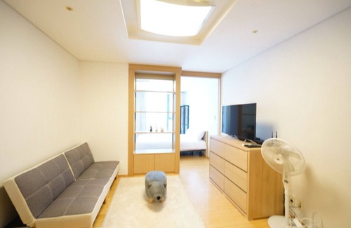 Songpa Apartamento | 5 minutes at Jamsil Station Neat 1Bdr 1Bath