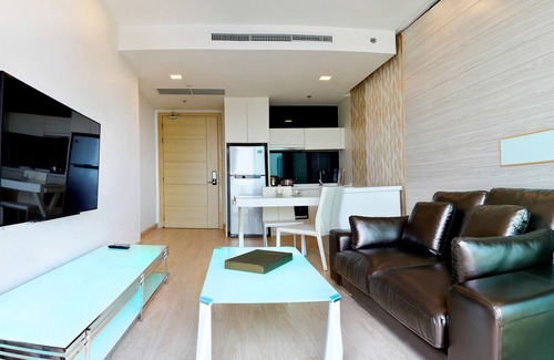 Pattaya Bay Apartamento | 5 * nuevo lux de una habitación en el piso 27 vistas panorámicas al mar 20m al mar