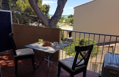 La Franqui Apartamento | 5 people Sea view terrace in the heart of the resort