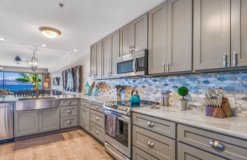 Kahana Condominio | Sands of Kahana, Maui Beachfront, Just Remodeled / Upgraded w / AC. Increíble vista
