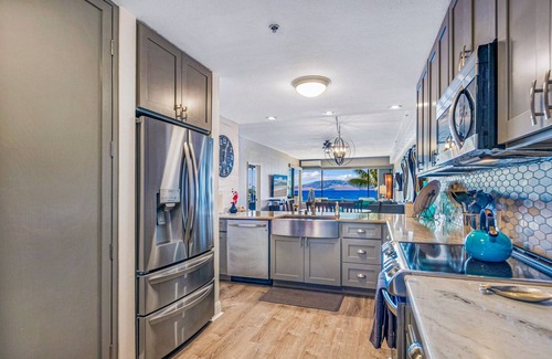 Kahana Condominio | Sands of Kahana, Maui Beachfront, Just Remodeled / Upgraded w / AC. Increíble vista