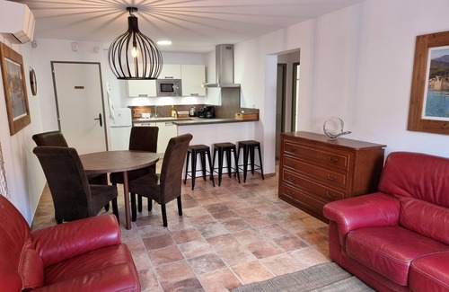 Collioure Apartamento | 5 stars, T2 of 60m2, quartier des peintres, quiet, private patio