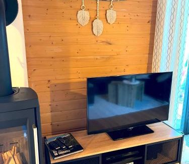 Rieden Casa | 5 Sterne Ferienhaus Susi mit Kamin, Seeblick und 2 Terrassen