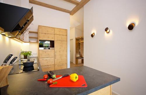 Kalzhofen Apartamento | 5 Sterne Ferienwohnung Hochgratblick mit Schwimmbad und Sauna