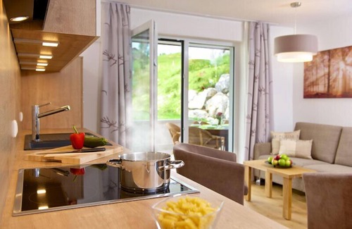 Kalzhofen Apartamento | 5 * vacation apartment Allgäuer Alm with swimming pool and sauna