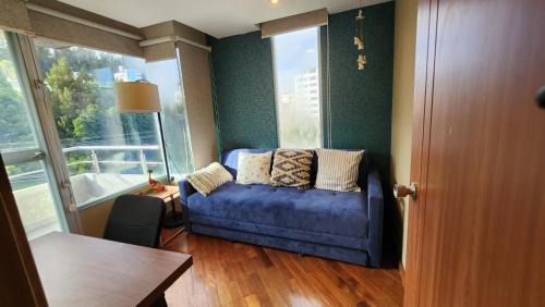 Financial District Apartamento | 500 Excelente Vista ciudad Quito,parque, piscina,balcón,sauna,tranquilo encantador seguridad 24-7