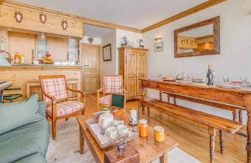 Tignes le Lac Apartamento | 20m del centro estación, 7.o piso, vista lago, balcón, tv, local para esquís, 55m², Tignes