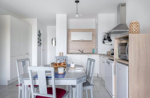 Pleneuf-Val-Andre Apartamento | A 50m de la playa, piso con vistas al mar para 3