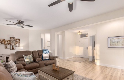 Desert Breeze Casa | 55+ Sun City Grand! Golf Course Front Private Hot Tub and Fire Pit!