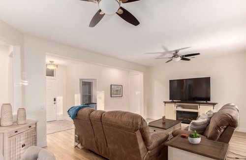 Desert Breeze Casa | 55+ Sun City Grand! Golf Course Front Private Hot Tub and Fire Pit!