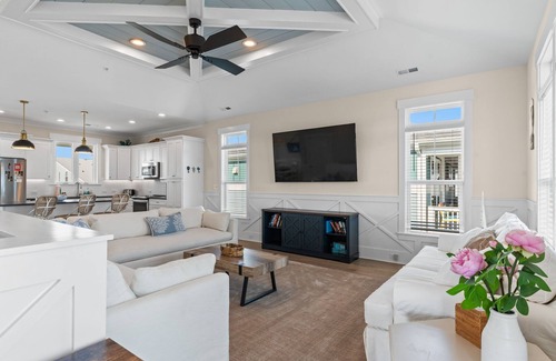 Oak Island Casa | 5BR Ocean/ICW Views | Pool | Putt-Putt | Golf Cart