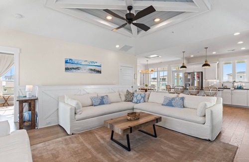 Oak Island Casa | 5BR Ocean/ICW Views | Pool | Putt-Putt | Golf Cart