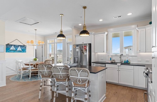 Oak Island Casa | 5BR Ocean/ICW Views | Pool | Putt-Putt | Golf Cart