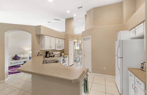 Orange Tree Villa | 6 bed near Disney, with conservation views and sun all day on extended deck