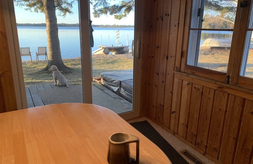 Hackensack Cabina | 6 bedroom Lake Home, w Private 160' lake front-sleeps 8-10 in the winter months