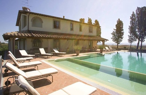 Montaione Villa | Villa de 6 dormitorios con piscina infinita privada. Cerca de Montaione!