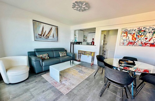 Cannes City Centre Apartamento | 6 Croisette - apartamento de lujo - 2 habitaciones - 7mo piso - terraza grande