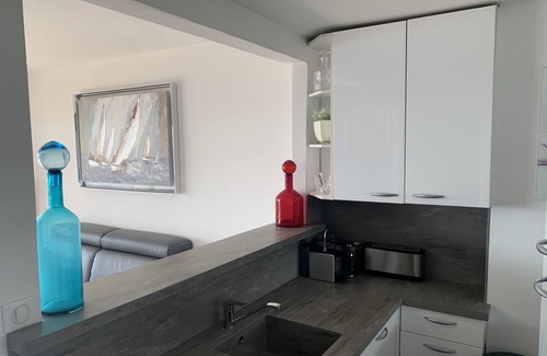 Cannes City Centre Apartamento | 6 Croisette - apartamento de lujo - 2 habitaciones - 7mo piso - terraza grande