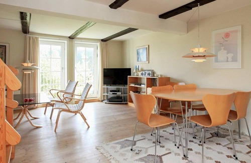 Bandholm Apartamento | Apartamento agradable en Bandholm con terraza