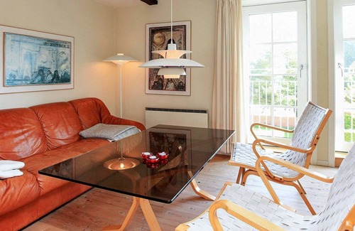 Bandholm Apartamento | Apartamento agradable en Bandholm con terraza