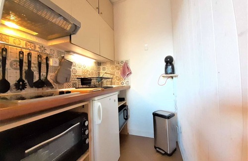 Pla d'Adet Apartamento | Estudio con Cabina para 6 cerca de las pistas en Pla d'Adet con balcón y equipamiento completo