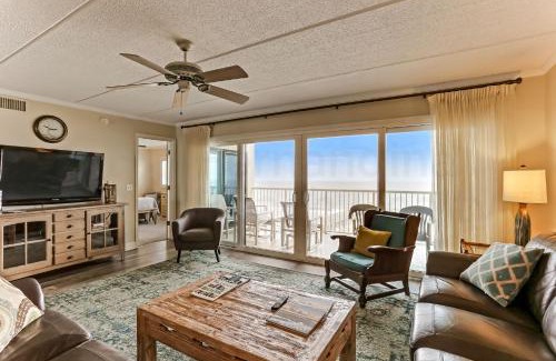 Fernandina Beach Casa | 6th Floor Oceanfront condo easy beach access via boardwalk & exclusive fishing pier