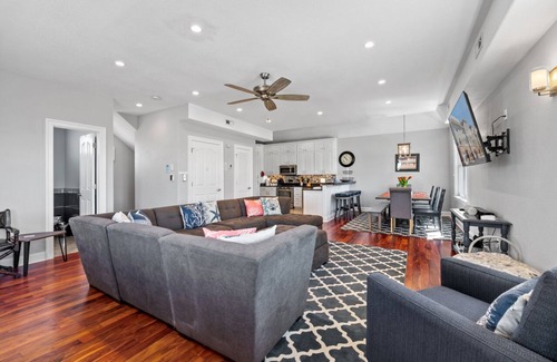 Northeast Virginia Beach Casa | 7 beds! One block from new SURF Wave Pool and beach! Bikes included!