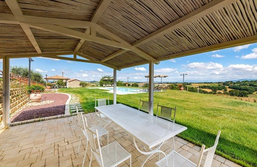 Cignano Casa | Auténtica cabaña toscana con hermosa piscina privada y sugerente panorama