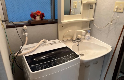 Tenokuchi-cho Apartamento | 70 square meters in size with modern tatami mats. A spacious and open room with a harmony of traditional Japanese and Western styles.