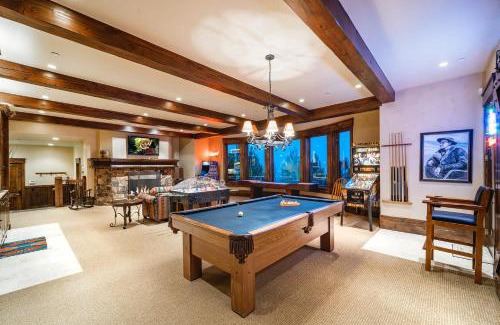 Deer Valley Casa | 8 Bedroom Deer Valley Masterpiece with endless views. Theater hot tub game room ski-inout