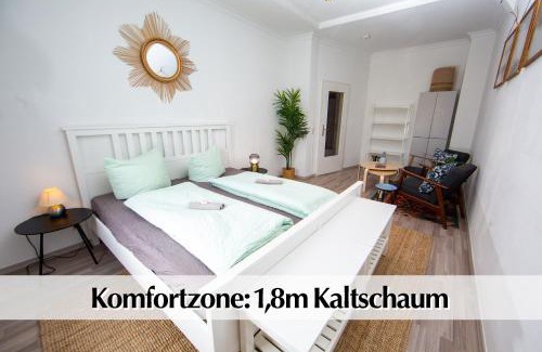 Andreasvorstadt Apartamento | 80m2 3R Wohnung mit privatem Parkplatz, Kingsize Betten, Smart-TV, etc