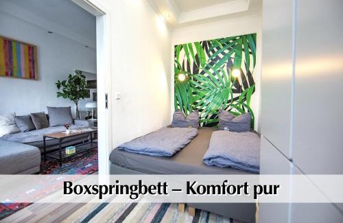 Andreasvorstadt Apartamento | 80m2 3R Wohnung mit privatem Parkplatz, Kingsize Betten, Smart-TV, etc