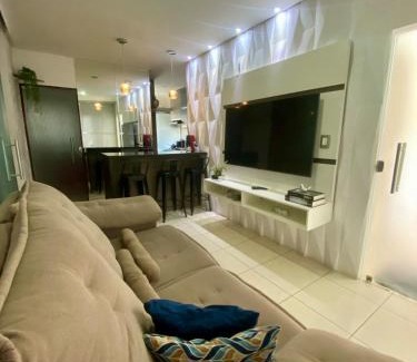 Caruaru Apartamento | A 2,3k do Alto do Moura e a 5,6k para Pátio de Eventos, com Ar, ocupa 4 pessoas