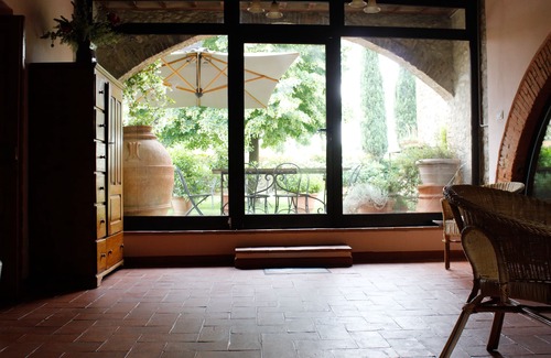 San Casciano in Val di Pesa Cabaña | Una acogedora Villa Toscana, con impresionantes vistas sobre el Chianti Hills Cerca de Florencia