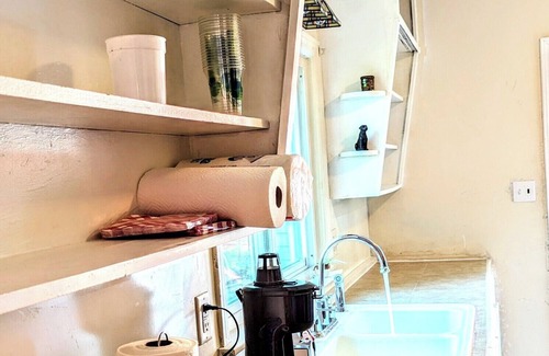 Pottawattamie Park Casa | A cozy little house along Trail Creek awaits you. Relax. Unwind. Enjoy.