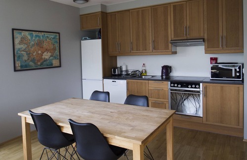 Egilsstadir Apartamento | Un acogedor apartamento de dos dormitorios con una hermosa vista en el este de Islandia