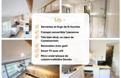 Castelsarrasin Apartamento | A deux pas des péniches